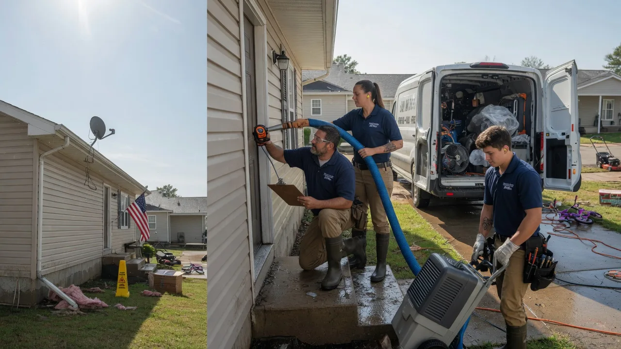 Ceiling Water Damage Restoration in Lewis, KS near me